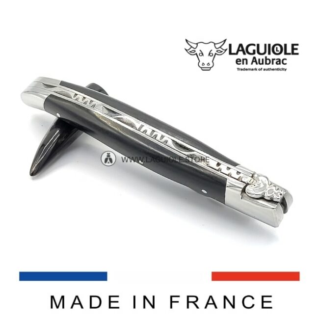 laguiole knife ebony wood handle