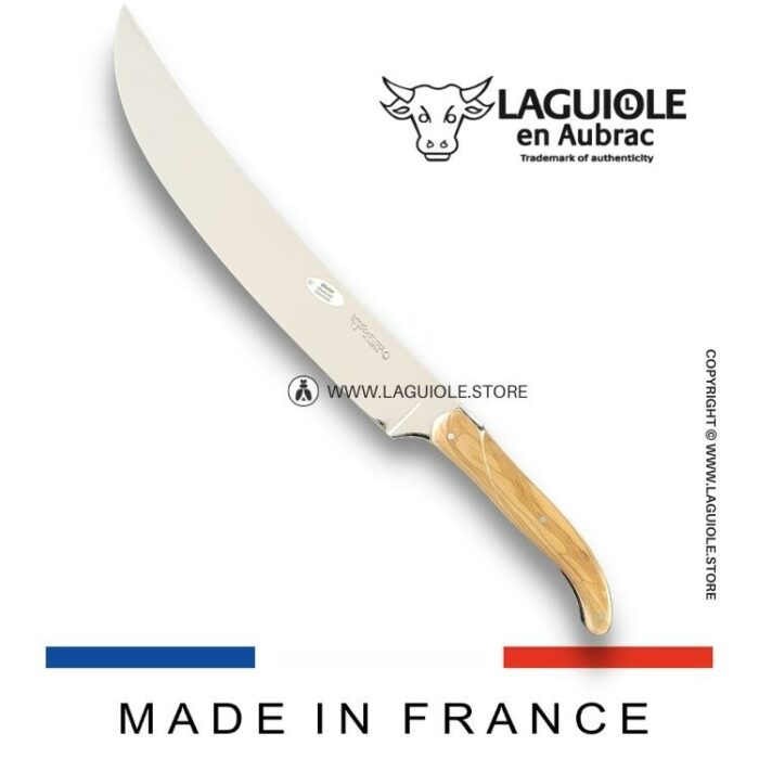 laguiole champagne saber olivewood