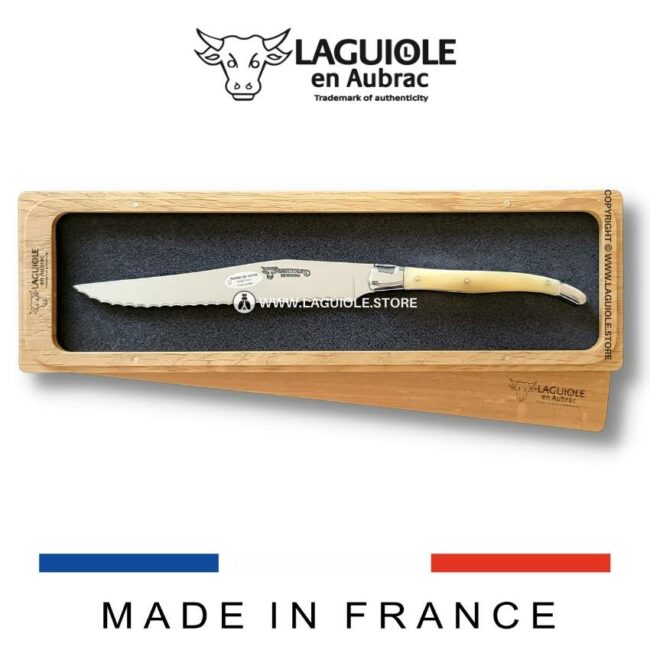 laguiole bread knife classic shape horn tip