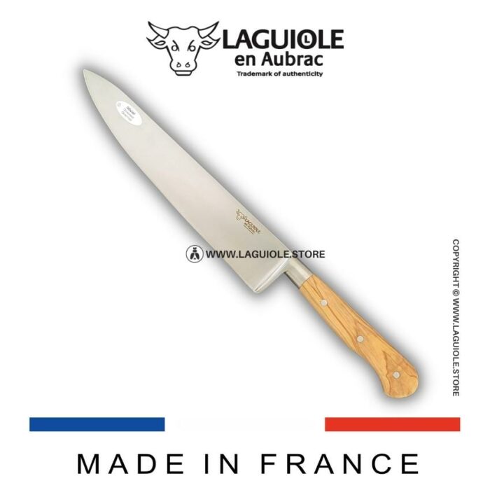 laguiole chef knife olivewood