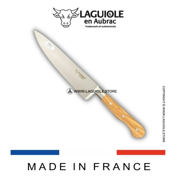 laguiole kitchen knife olivewood