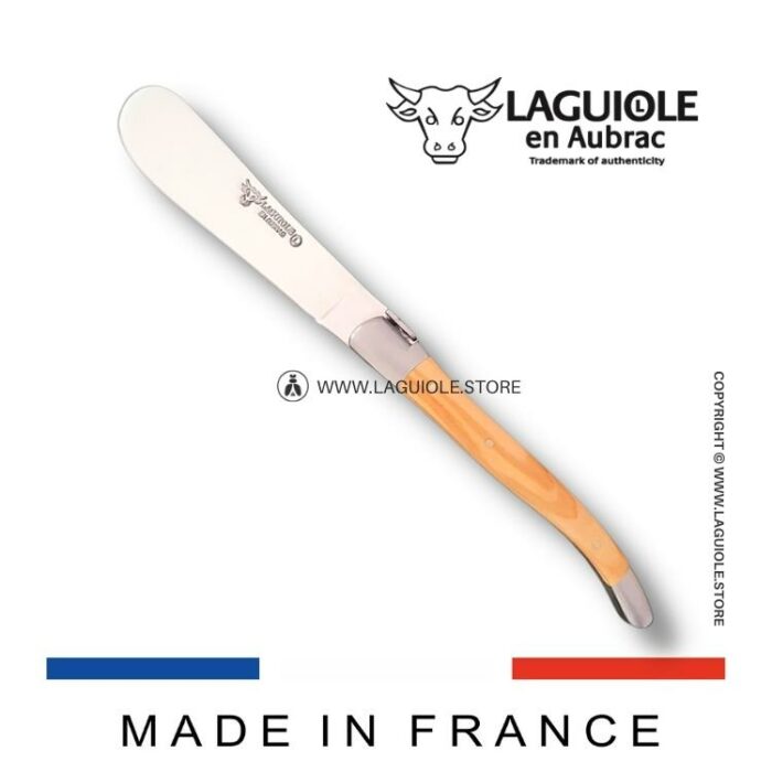 laguiole butter knife olivewood