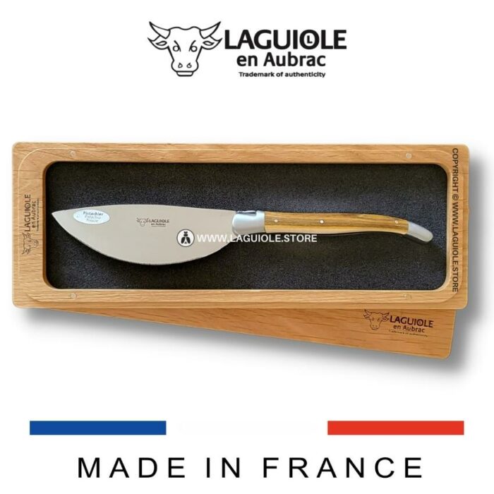 laguiole pizza knife pistachio wood