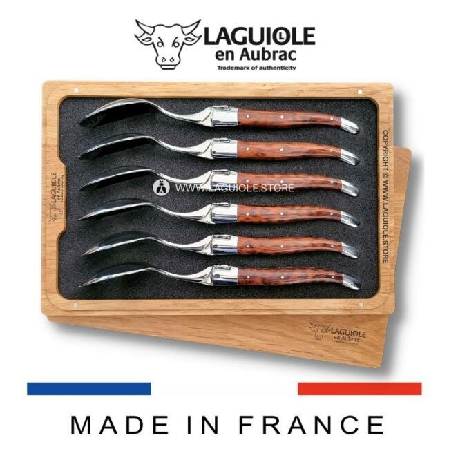 laguiole en aubrac soup spoons snakewood