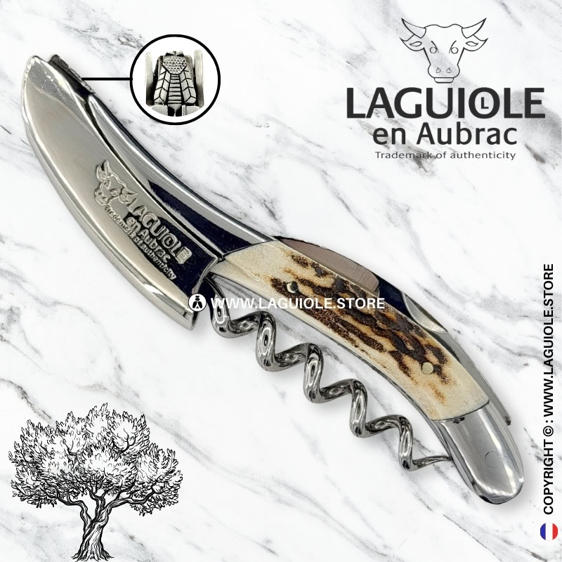 laguiole corkscrew with prestige bee stag horn (6)