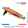 laguiole knife coral cheesewood handle
