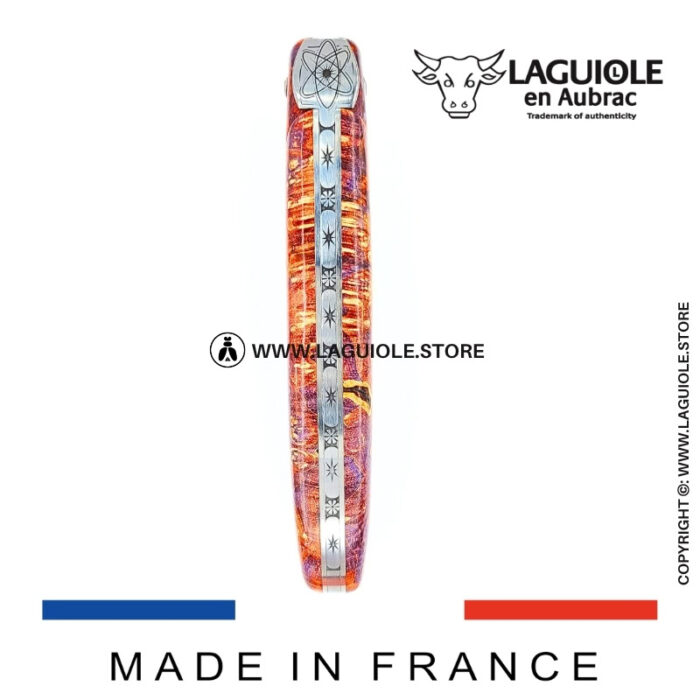 laguiole knife “the big bang” – cosmos collection – elder burl