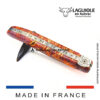 laguiole knife “the big bang” – cosmos collection – elder burl