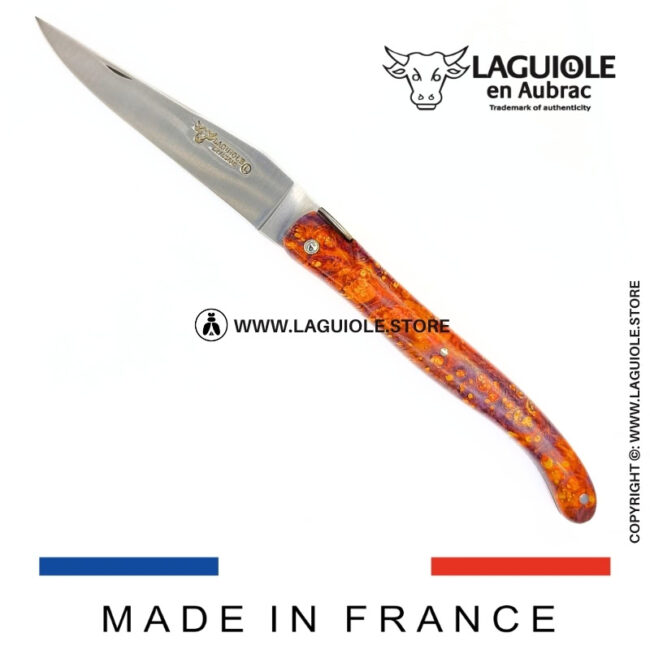 laguiole knife “the big bang” – cosmos collection – elder burl