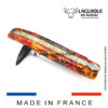 laguiole knife “the space” – cosmos collection – elder burl (fire)
