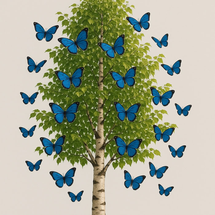 blue butterfly