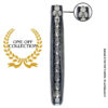 black eclipse – full carbon fiber laguiole knife – chiseled bee & honeycomb spring