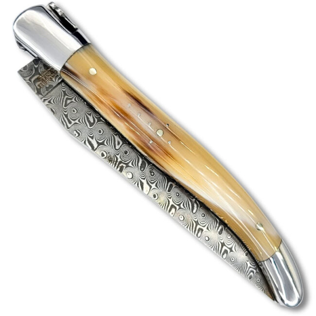Laguiole Damascus blades