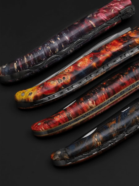 cosmos collection pocket knives by laguiole en aubrac