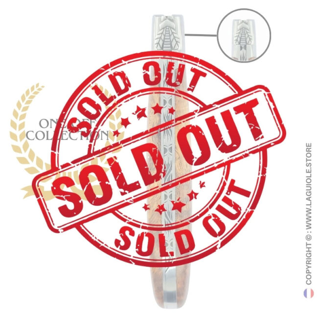 albizia field’s edge: laguiole pocket knife in albizia wood 1 bolster