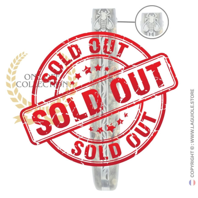 shadow weave: laguiole pocket knife in blackened poplar burl – stainless damascus blade