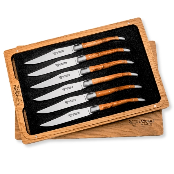 Set of 6 Laguiole Dessert Knives and Forks