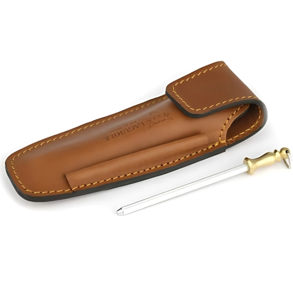 Laguiole Leather Sheaths & Sharpener